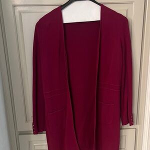 Talbots Women's Deep Red Blazer